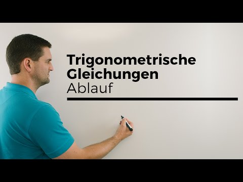 Trigonometrische Gleichungen, Masterplan, Ablauf, Hintergrund 2 Lösungen | Mathe by Daniel Jung