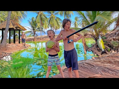 Exploring and Surviving on Abandoned Island Resort