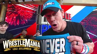 Make-A-Wish Kids join John Cena for his entrance: 