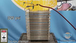 Pressure Testing an Evaporator