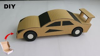 How to make a car with cardboard | DIY project | Easy & Fun tutorial#howtomakecardboardcar
