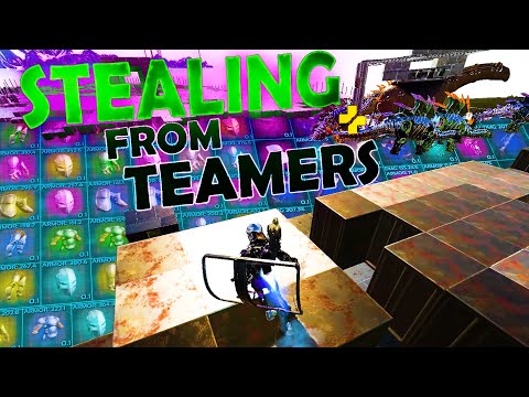 3 Tribes Were SHARING RAID LOOT But We STOLE Their BLUEPRINTS & BREEDLINES! ARK