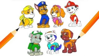 Paw Patrol Pups: Learn to Draw Step-by-Step Tutorial for Kids!