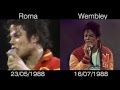 Michael Jackson - Thriller Live Roma vs Wembley 1988 - Bad World Tour