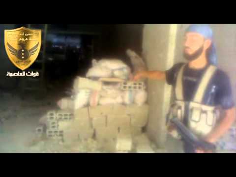 جولة برفقة عناصر من لواء العدالة بعد السيطرة على عدد من الأبنية في حي القابون في مدينة دمشق