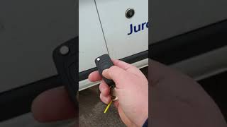 How to open bonnet in ford custom if battery is dead.