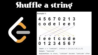 Download the video "how to shuffle a string in Python and C++ ||Leetcode # 1528"