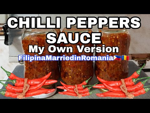 HOW TO MAKE CHILLI PEPPERS SAUCE | FILIPINA IN ROMANIA