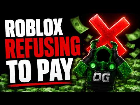 Roblox is REFUSING to Pay This DEV $45K USD!