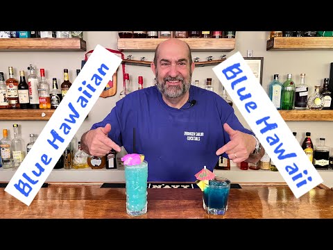 Battle of the Tiki cocktails, Blue Hawaii vs Blue Hawaiian