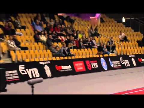 Viktoriia Danilenko RUS 2015 Team World Tumbling Final