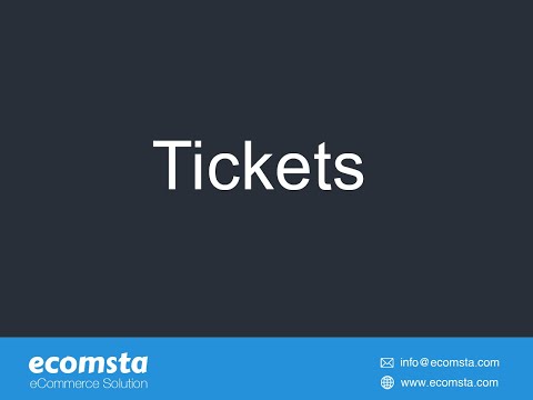 Tickets - eCommerce Script