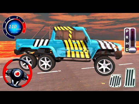 Offroad 6x6 Monster Jeep Driving 3D ! Luxury Jeep Driver Gameplay - Android Gameplay