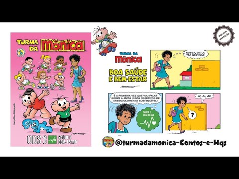 Saúde e Bem-Estar - ODS 3 Turma da Mônica