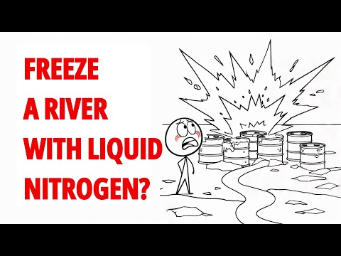 💡 What If You Froze a River with Liquid Nitrogen?