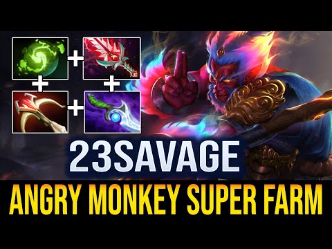 23Savage [Monkey King] SUPER FARM MK Anoying Everyone | Dota 2 Highlights