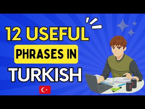 Turkish Phrases - 12 Useful Phrases in Turkish | Animated