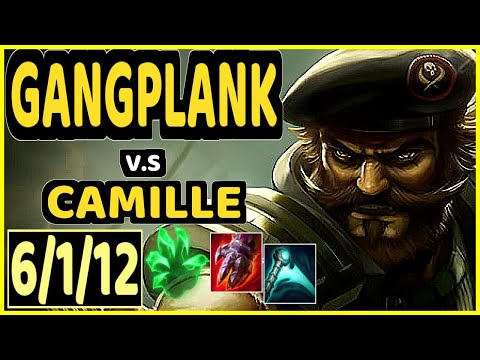 ALOIS (GANGPLANK) vs CAMILLE - 6/1/12 KDA TOP CHALLENGER GAMEPLAY - EUW