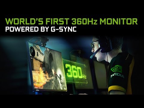 NVIDIA & ASUS Unveil 360Hz 1080p G-Sync Monitor: ROG Swift 360
