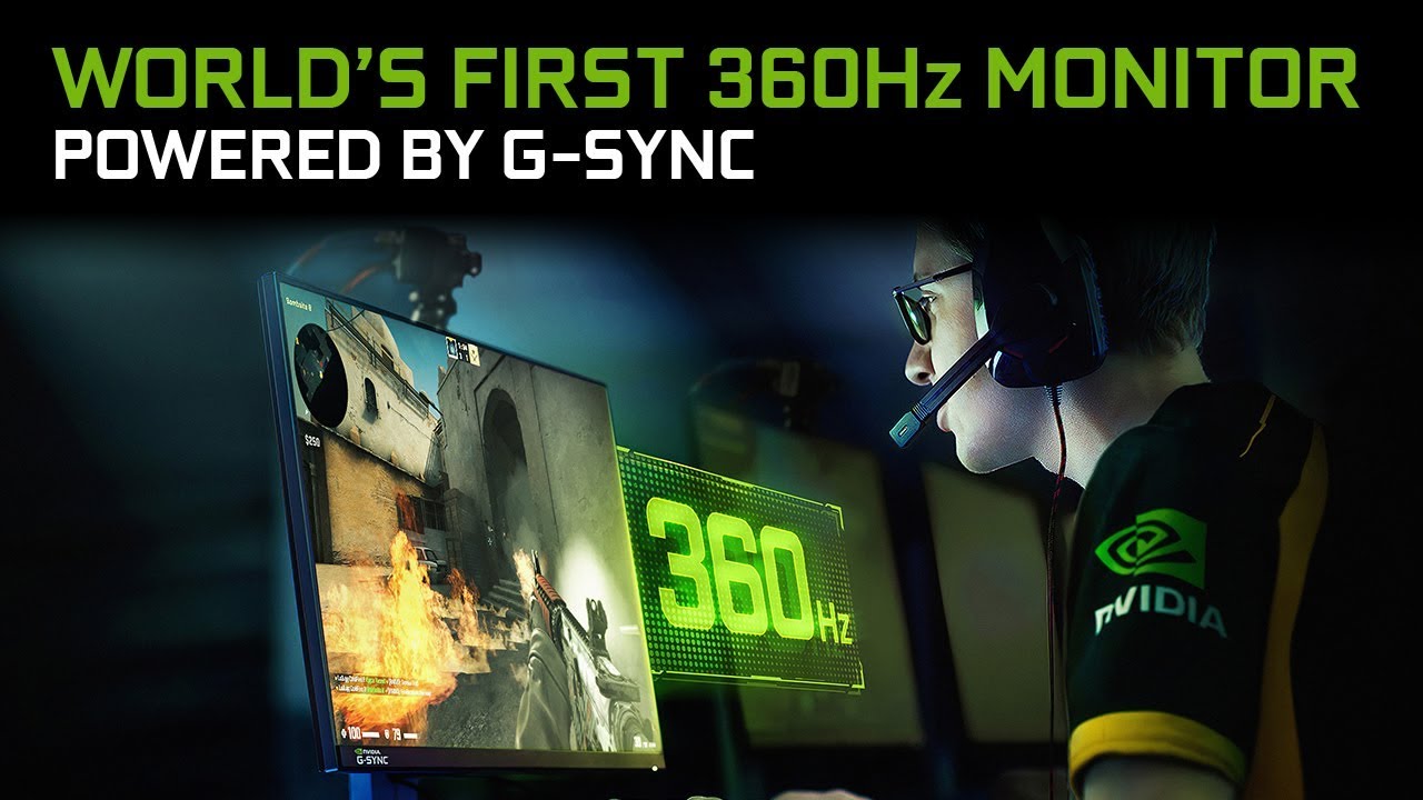 WORLD'S FIRST 360Hz Monitor - Powered by NVIDIA G-SYNC - YouTube