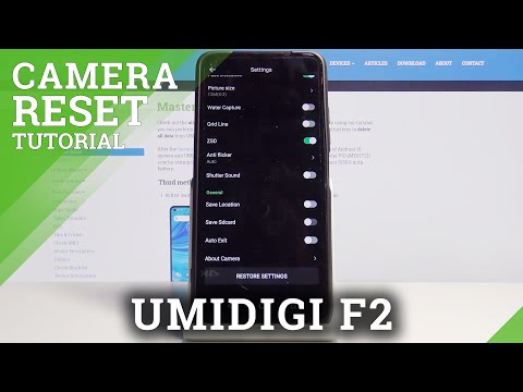 How to Reset Camera in UMIDIGI F2 – Delate All App Customization