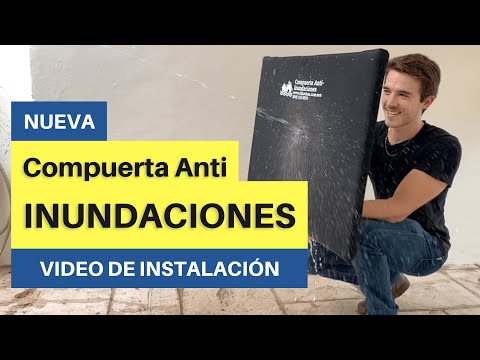 Instalación de Compuerta Anti Inundaciones Diluvium | Protección Contra Inundaciones Fácil y Segura