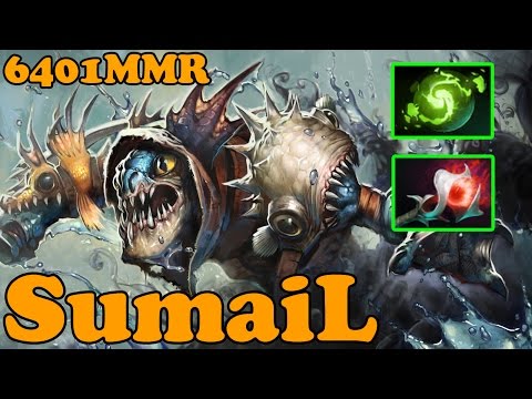 Dota 2 - SumaiL 6401 MMR Plays Slark - Ranked Match Gameplay