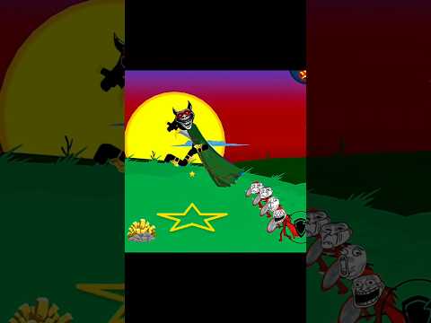 Leaf Sword Boss Battles Gurnal Spearton 🥵 #stickwarlegacy #shorts