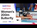 17 YEAR OLD MAKES HISTORY Women S Swimming 200m Butterfly Highlights Paris2024