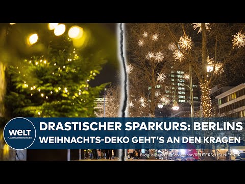 BERLIN: Harter Sparkurs der Politik! Weihnachtsdeko in den Straßen der Hauptstadt wird weniger