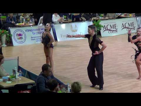 2018 Ukrainian Open | Youth 1 Latin Final Jive | Bonkovskyy & Vursalova