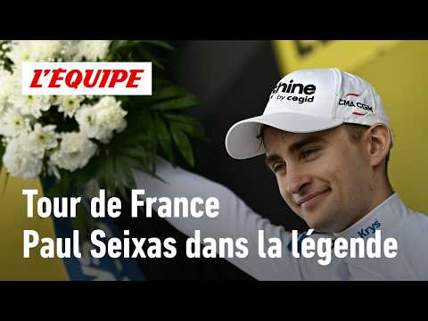 Tour de France : Paul Seixas, plus jeune porteur d’un maillot distinctif de l’histoire du Tour