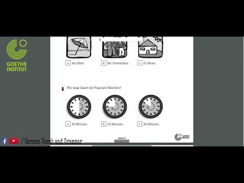 Goethe A1 Exam Hören || Start Deutsch 1 || German A1 Exam Preparation