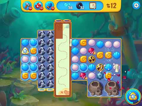 Fishdom level 7673 no boosters フィッシュダム ノーマル [Friend's]