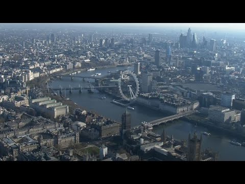 London in Lockdown: Aerial shots show famous landmarks deserted due to coronavirus