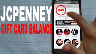✅  How to Check JCPenney Gift Card Balance Online 🔴