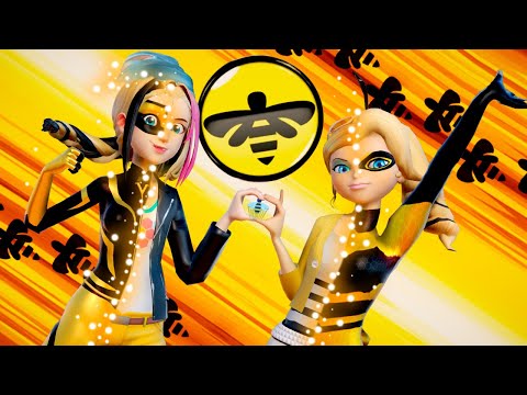[Miraculous Ladybug] Bee DUET transformation (Chloe + Zoe)