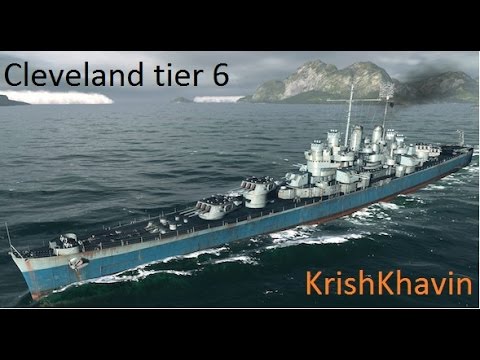 World of Warships- Cleveland 292 hits and 100k damage!