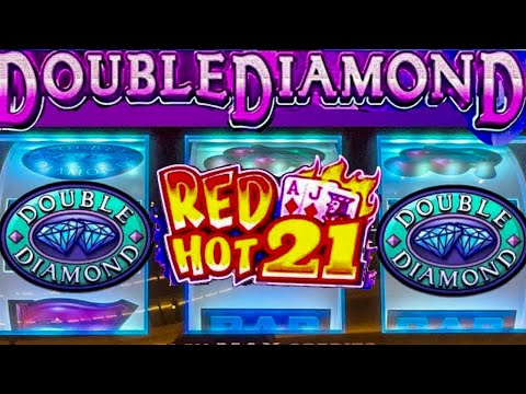Bonuses, Multipliers & Nice Hits!! RED HOT 21 Double Diamond