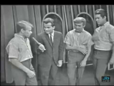 Dick Clark Interviews The Beach Boys - American Bandstand - 1964