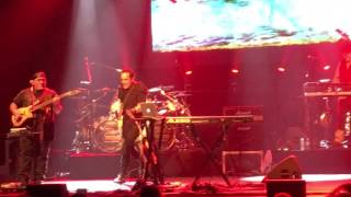 Neal Morse playing a guitar solo in the audience during "I'm Running"