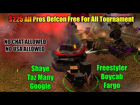 $225 All Pros Free For All Tournament - Generals Zero Hour Online Multiplayer