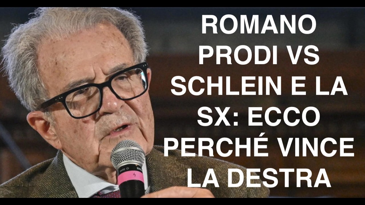 ROMANO PRODI VS SCHLEIN E LA SX: ECCO PERCHÉ VINCE LA DESTRA