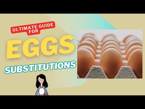 The Ultimate Guide to Egg Substitutions for Baking #Eggs #EggReplacement #baking #foodscience