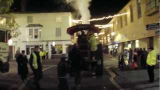 preview picture of video 'Warwick Victorian Evening - Traction Engine departure'