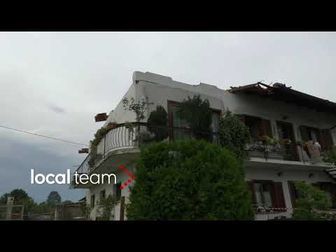 Piemonte, danni per il maltempo: case scoperchiate a Favria (Torino)