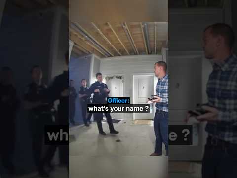 Cops Arrives At The Same Time as Door Dash