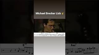 Michael Brecker Lick 🎷🔥