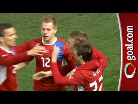 Turkey v Czech Republic - Krejci goal - 0-1