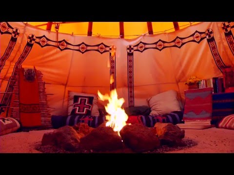 Nomadics Tipi Makers - Putting up the Teepee Liner